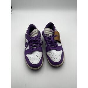 Mens Nike Shoes Purple Low Dunk Size 12 Good Condition